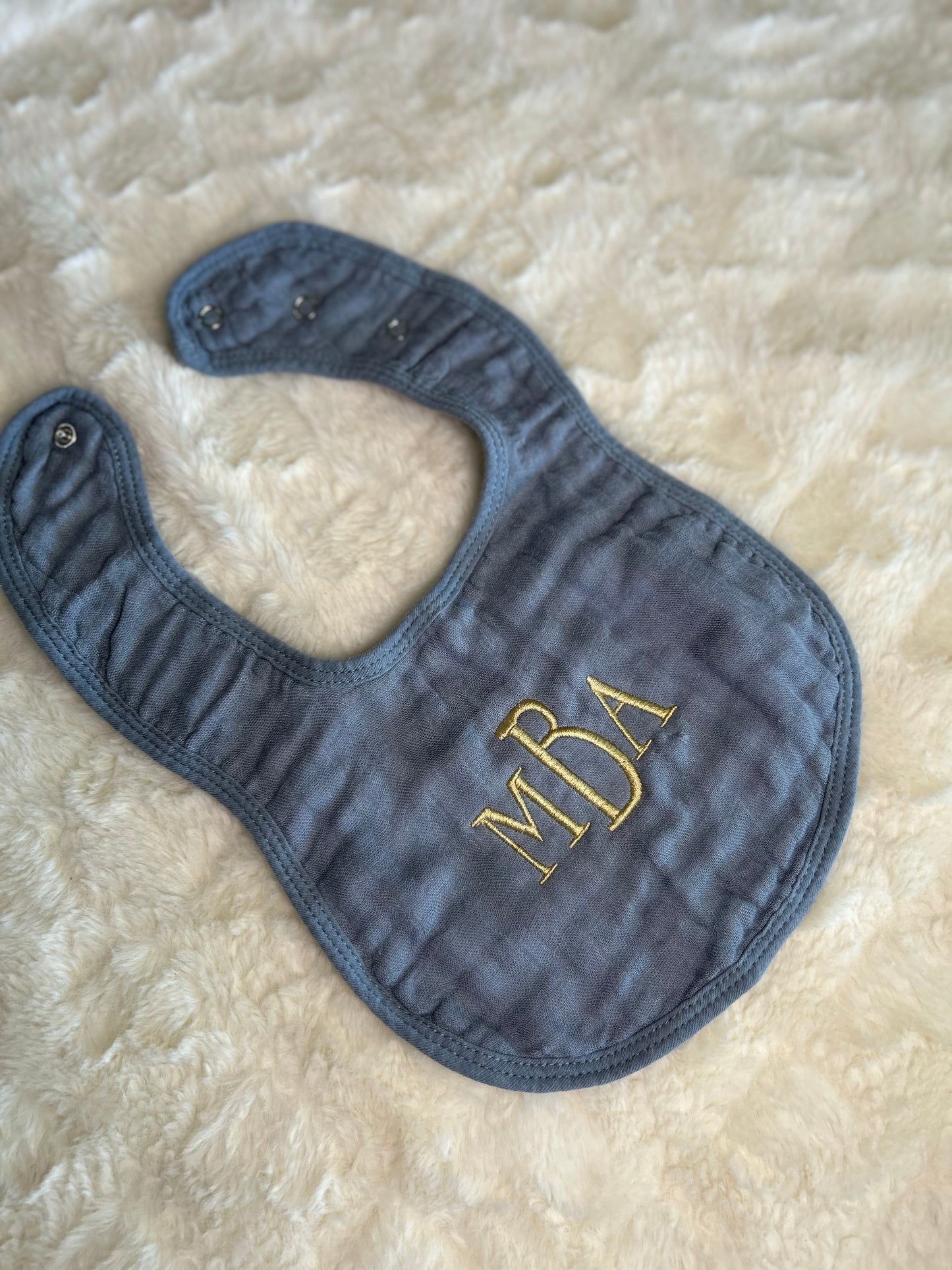 Custom Embroidered Baby Bibs