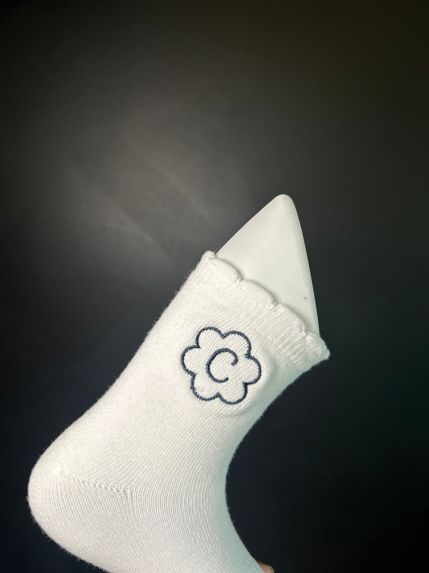 Monogrammed Embroidered Socks