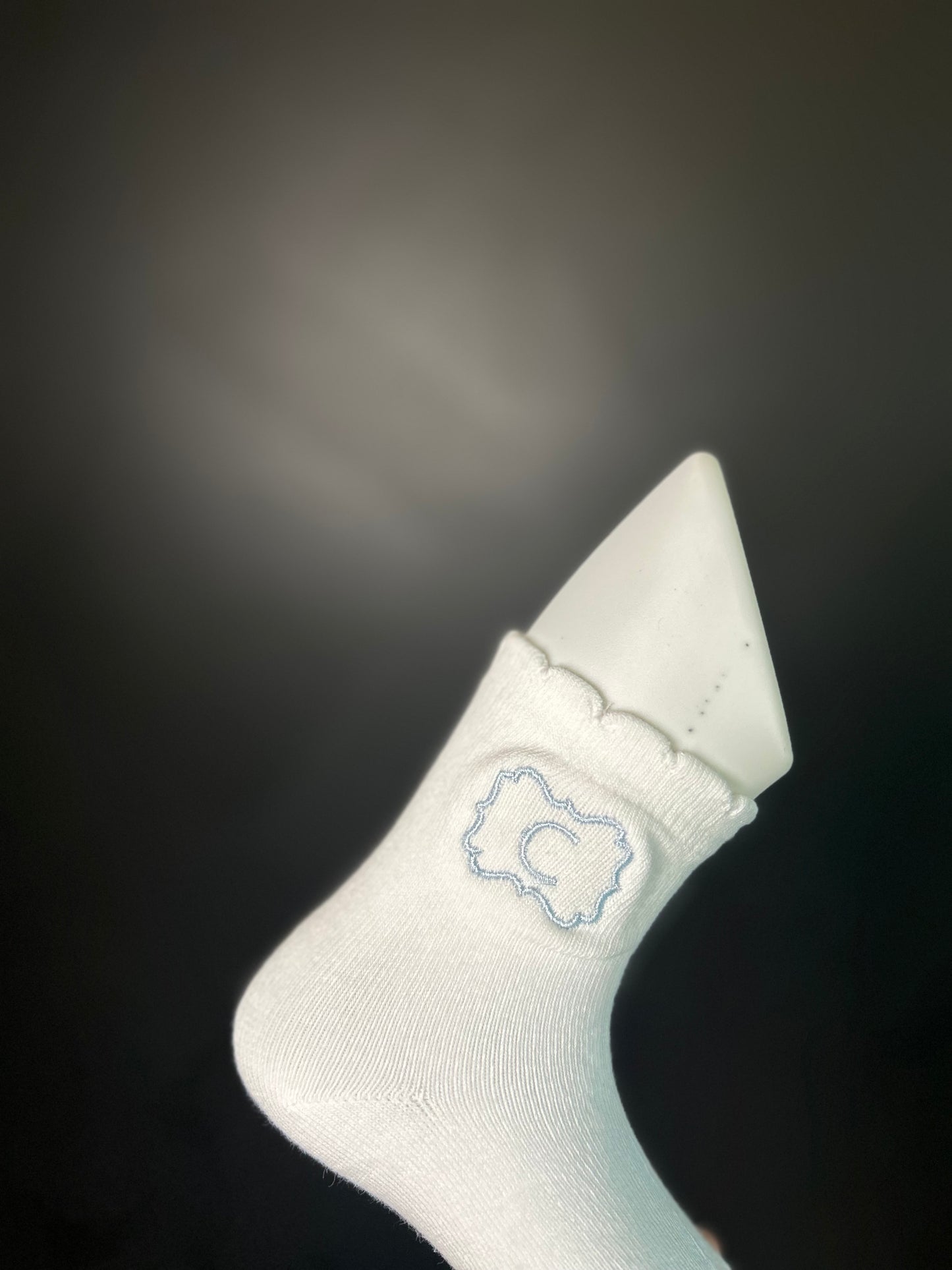 Monogrammed Embroidered Socks