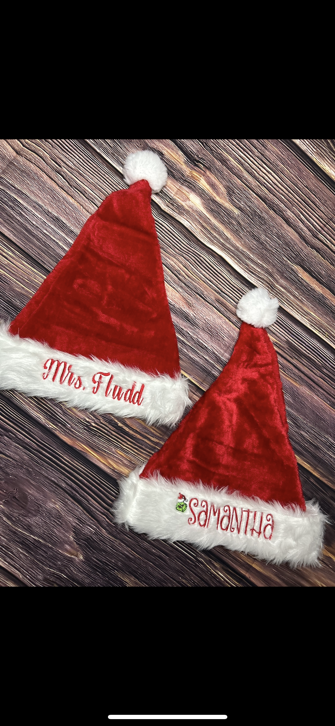 Custom Santa Hats
