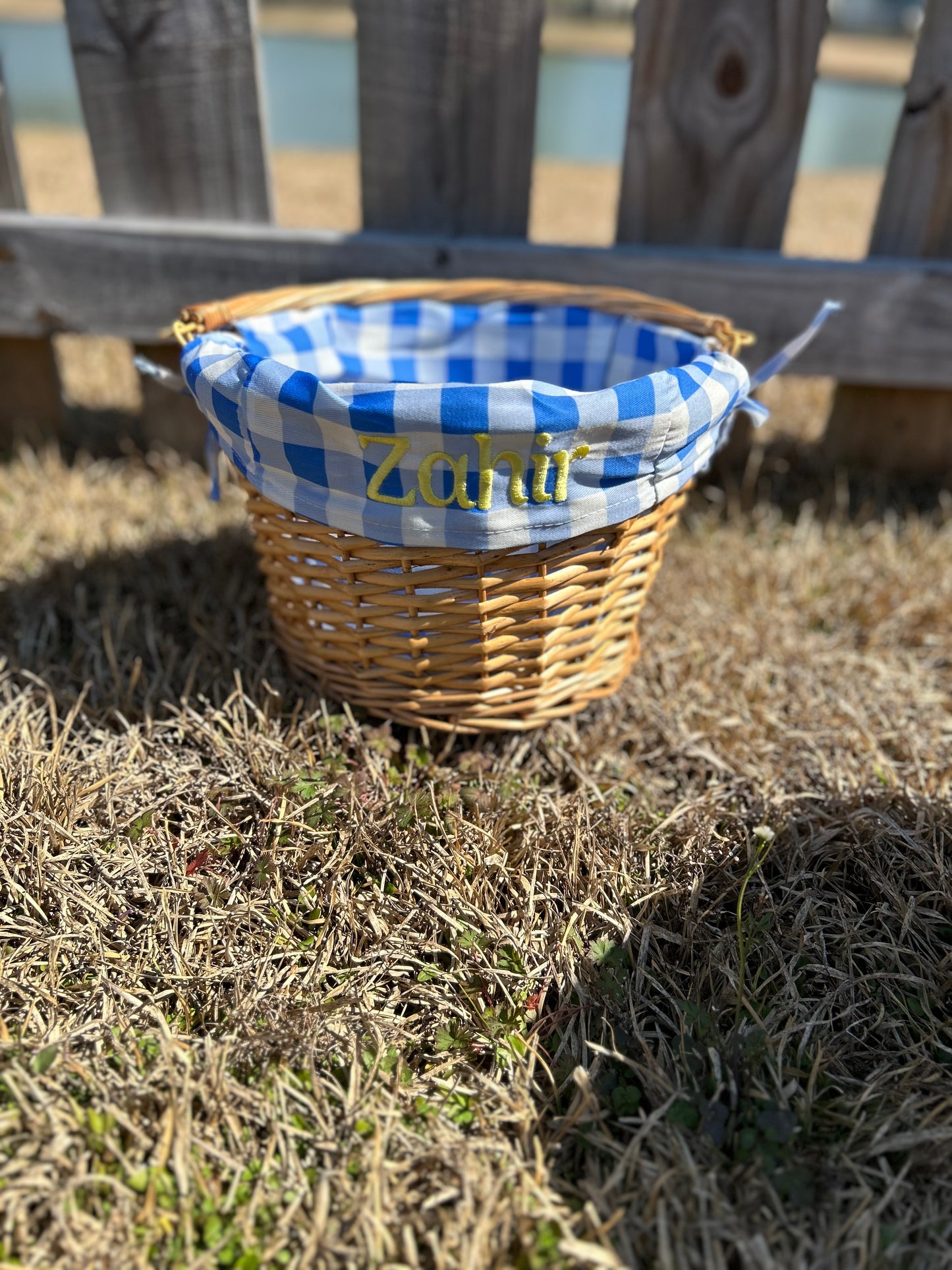 Embroidered Easter Basket