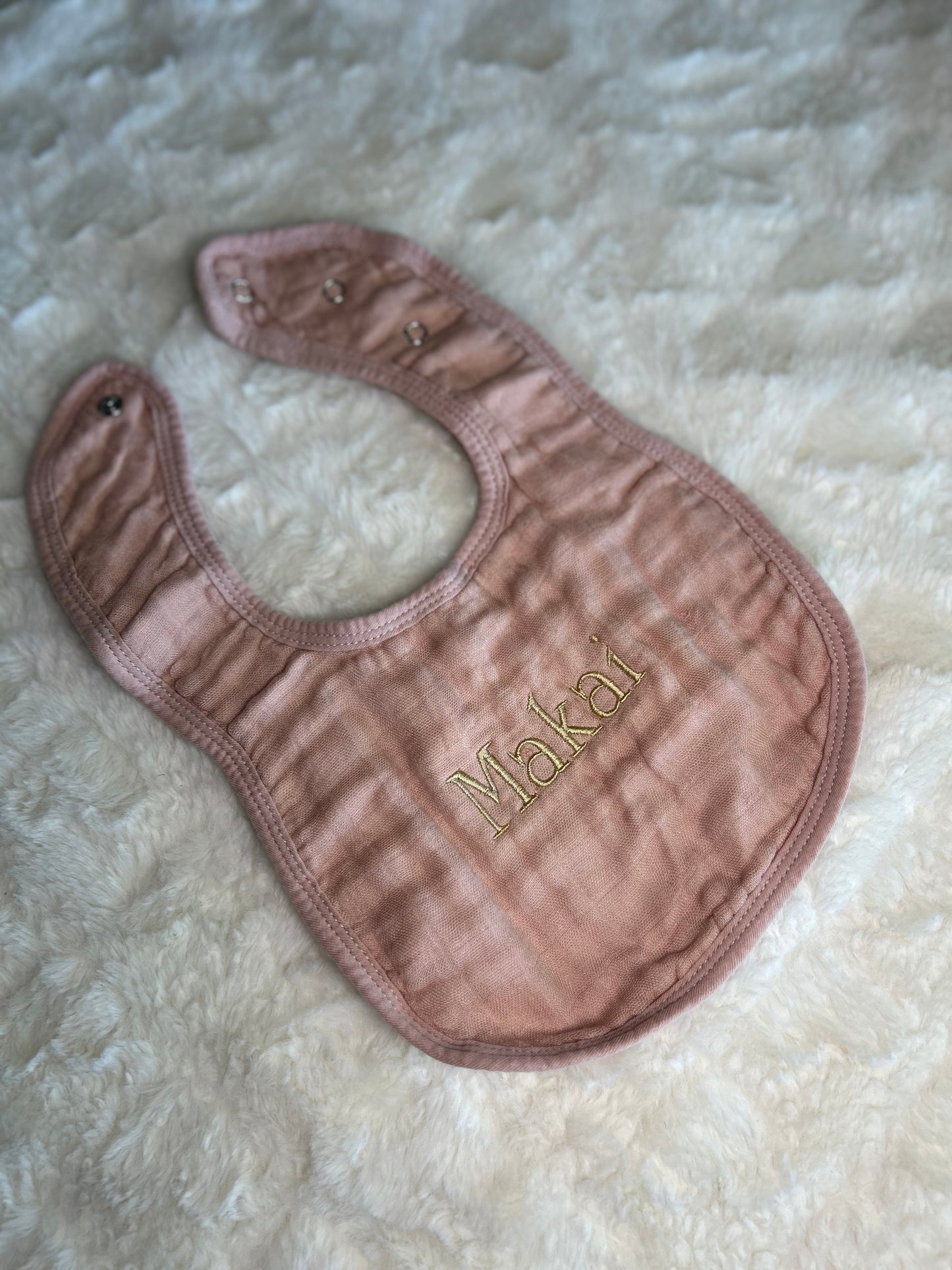 Custom Embroidered Baby Bibs